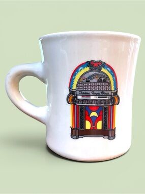 Chelsea Royal Diner Jukebox Heavy Restaurant Ware Mug West Brattleboro VT Retro